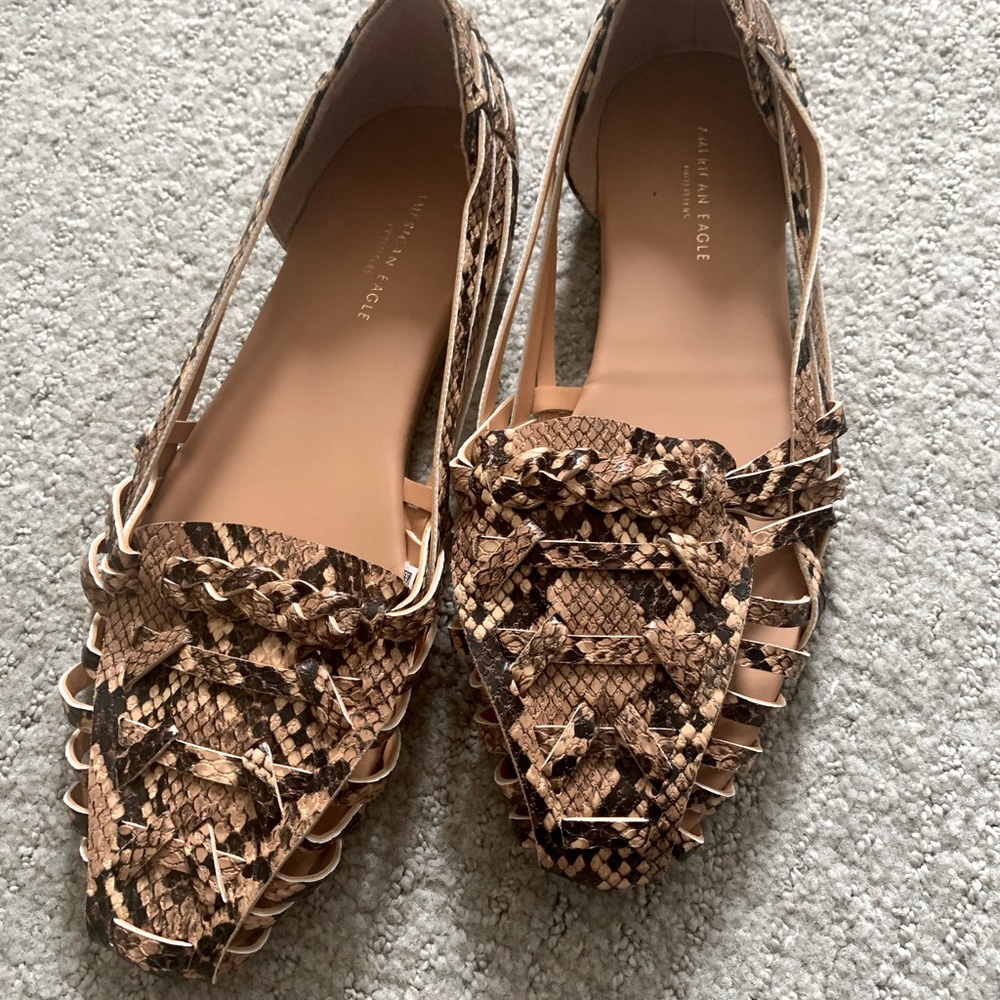 Snake Skin Loafers - new